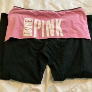 VICTOR SECRET PINK LEGGINGS